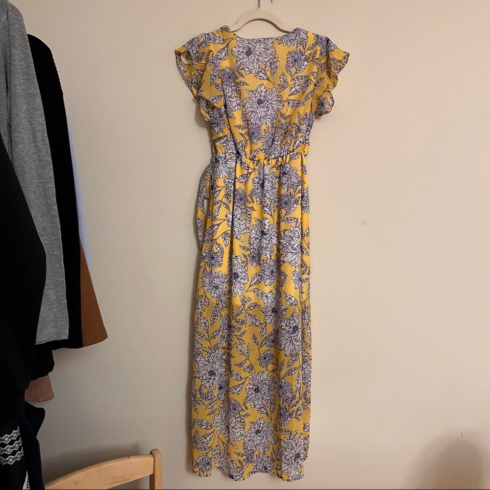 Yellow Floral Dress size XS